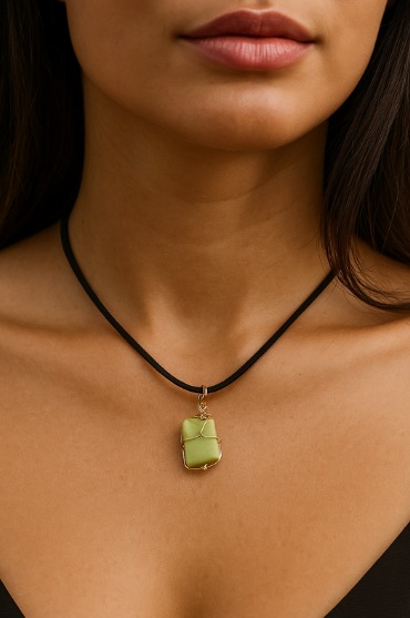 Collar Raíz Esmeralda