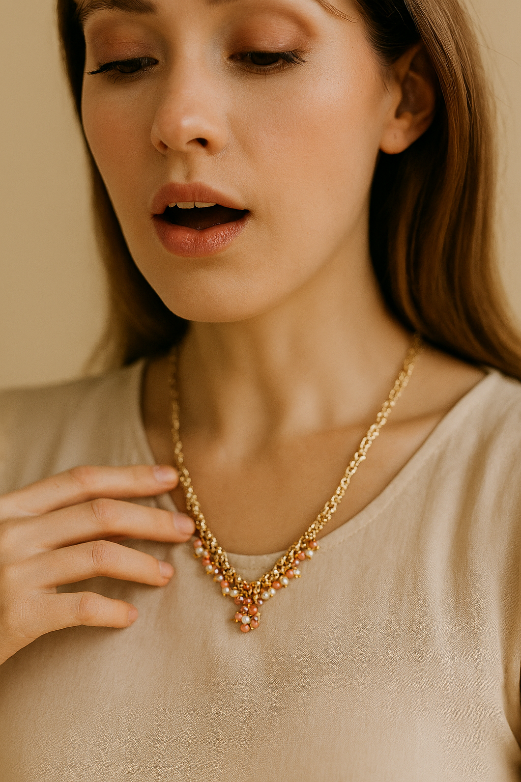 Collar Flor de Coral
